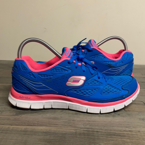 Skechers Shoes - Sketchers women’s sneakers blue size 10 used good condition
